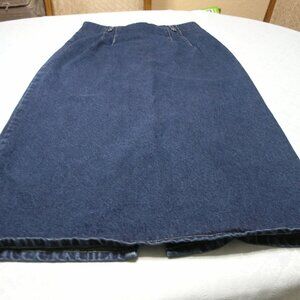 Vintage St John's Bay Demin Maxi Skirt Size 14